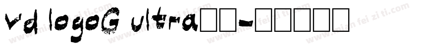 vd logoG ultra字体字体转换